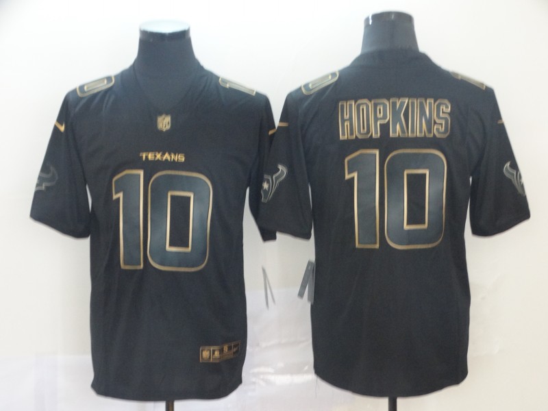 Men's Houston Texans DeAndre Hopkins #10 Black Jersey
